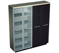Шкаф комбинированный (стекло-одежда) 357