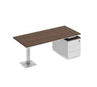 Стол руководителя на опорной тумбе (левый/правый) СИ 104