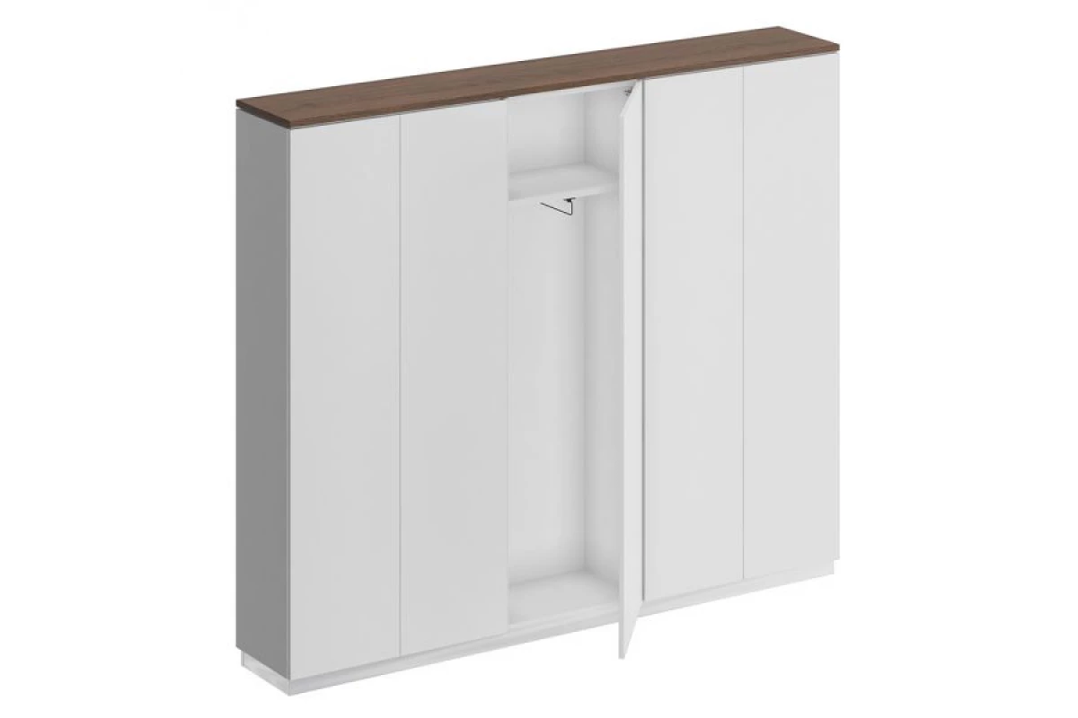 Шкаф комбинированный (закрытый - одежда узкий - закрытый) City СИ 316