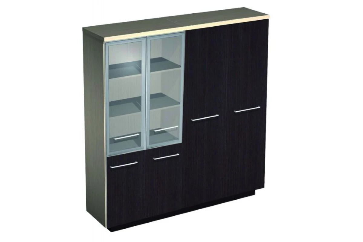 Шкаф комбинированный (стекло среднее-одежда) Esperto (Эсперто) 358