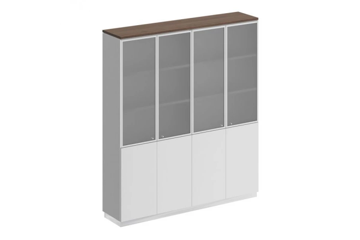 Шкаф для документов со стеклянными дверьми City СИ 315
