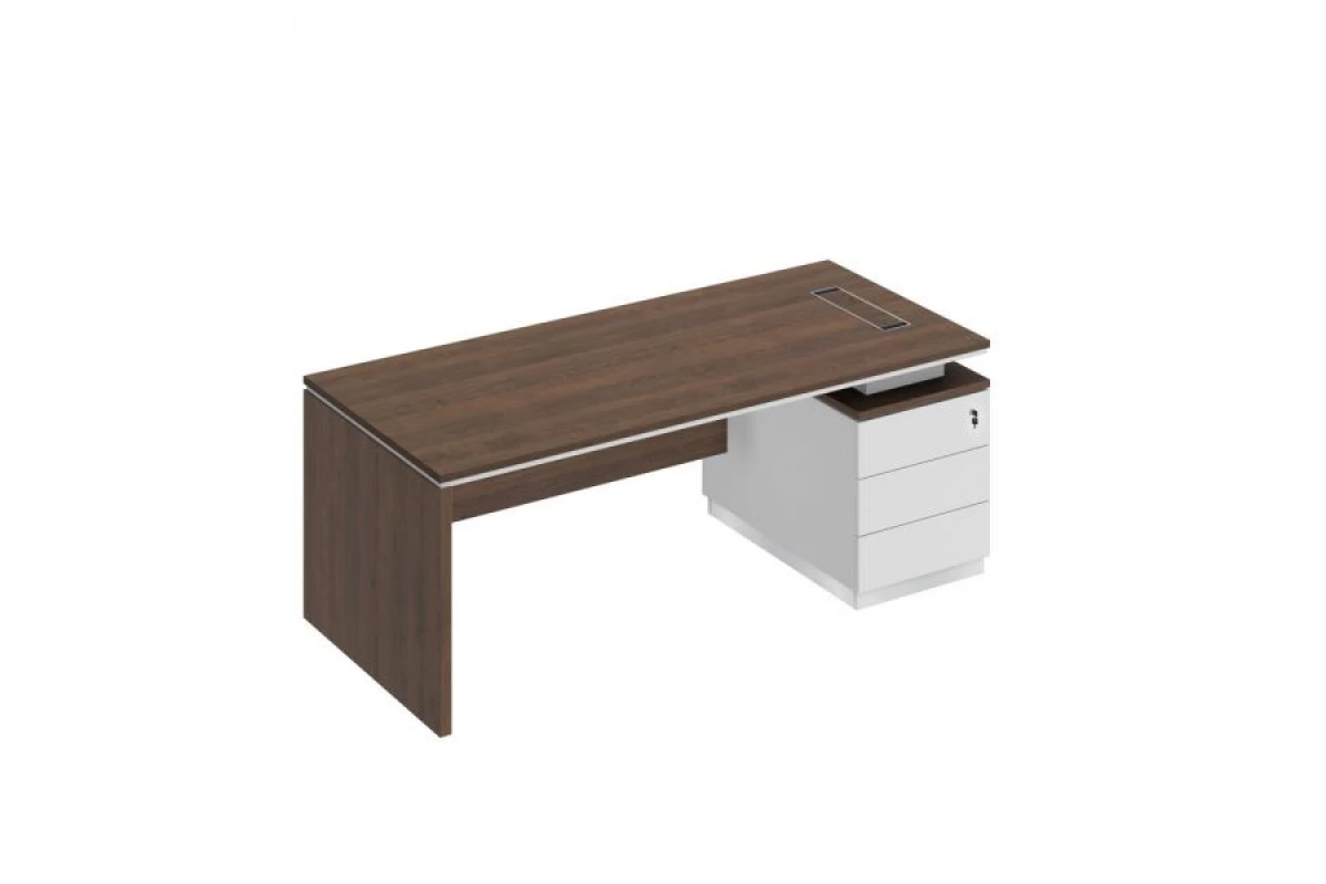 Стол руководителя (опора ДСП) на опорной тумбе (левый/правый) City СИ 110