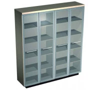 Шкаф для документов со стеклянными высокими дверьми 361