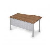 Стол криволинейный с экраном из металла правый 40х40 6МК.022