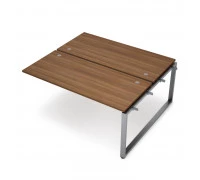 Сдвоенная бенч-система для стола средний модуль О-образная 60х30