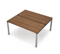 Сдвоенная бенч-система для столов на 2 рабочих места П-образная 60х30