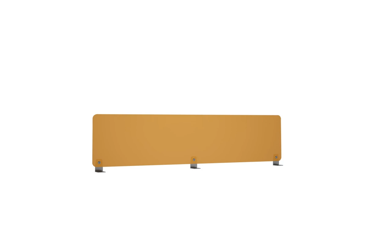 Барьер оргстекло фронтальный для столов на металло-каркасе сечением 50х50, 60х30, ЛДСП серии Аванс (Avance) 