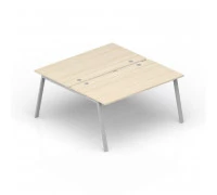 Составной стол на 2 рабочих места ARN2TG128 4 громмета 