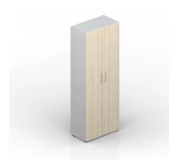 Шкаф для документов 2 двери, 4 полки, ручки - хром EMHS832