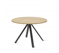 EXE СТОЛ Д/ПЕРЕГ. КРУГЛЫЙ ЧЕРН ДУБ СВЕТЛЫЙ/ЧЕРН 101 905 OAK 09