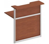 Модуль стойки ресепшн прямой 1000 с вырезом правый ( без опор)