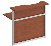 Модуль стойки ресепшн прямой 1200 с вырезом левый ( без опор)