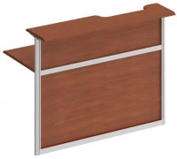 Модуль стойки ресепшн прямой 1400 с вырезом левый (без опор)