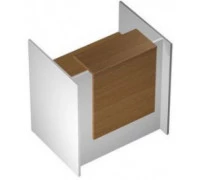 Стойка ресепшн прямая с вырезом КВ 0801