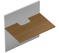 Модуль ресепшн прямой с вырезом КВ 432