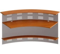 Модуль ресепшн 60 грд. изогнутый наружу с экраном