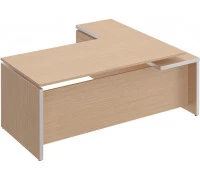 Стол руководителя с брифинг-приставкой боковой левой МЕ 138