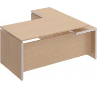 Стол руководителя с брифинг-приставкой боковой, левой  МЕ 136