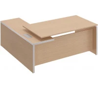 Стол руководителя с брифинг-приставкой боковой, правой  МЕ 137