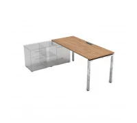 Стол рабочий прямолинейный три опоры, левый НСТЛ-П.979