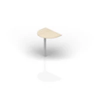 Приставной элемент полукруглый (опора квадратного сечения) UCPE080