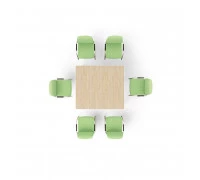 Стол для совещаний центральный модуль MMOP1412