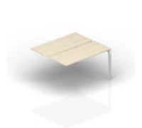 Составной стол на 2 рабочих места - приставной элемент PE2TPS126
