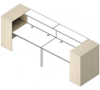 Финальный модуль с нишей левый FLHN44G