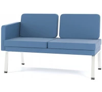 Диван двухместный с правым/левым подлокотником M25-2DL (2DR)