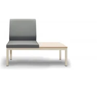 Диван 2-местный без подлокотников со столиком НОРМАН 2А/А+С