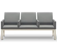 Диван 3-х местный с подлокотниками между каждым сиденьем НОРМАН 3П