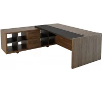 Стол руководителя шпон лючок кабель-канала с правой стороны f023