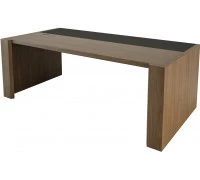 Стол руководителя кожа лючок кабель-канала с правой стороны f016