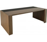 Стол руководителя кожа лючок кабель-канала с левой стороны f027