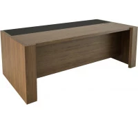 Стол руководителя кожа лючок кабель-канала с левой стороны f019