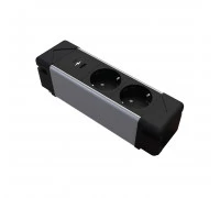 Under Desk 2P+2USB A+C ЧЕРНЫЙ