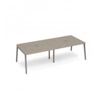 Стол для переговоров с кабель-каналом METAL