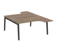 Рабочая станция, опоры - дуб темный