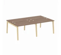 Рабочая станция, опоры - дуб светлый