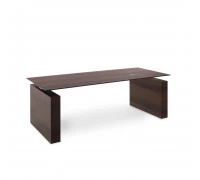TESLA Стол письменный ЭВКАЛИПТ МОРЕН/ЧЕРН
