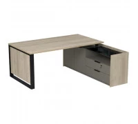 Стол рабочий на опорной двусоставной тумбе