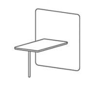 Секция соединительная со столом 60см МОРГАН