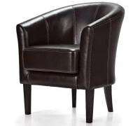 Кресло CREDO, кожа темно-коричневая