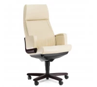 Кресло руководителя DICO A венге/бежевая кожа