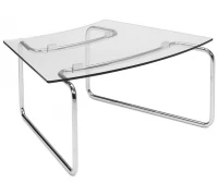 Стол журнальный трапеция PATH, стекло