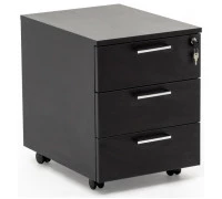 Тумба подкатная черная Sinetica