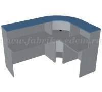 Стойка ресепшн угловая Э-21.4+Э-30.4+Э-27.4, Эдем