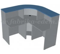 Стойка ресепшн угловая Э-30.4(2шт.)+Э-27.4, Эдем