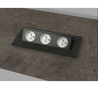 Центральная вставка для стола переговоров Z-201 с блоком розеток Z-212