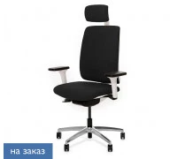 ДИОН В (DION W) КРЕСЛО,СИНХ, 1D,ПОДГ,АЛ СЕРЫЙ/БЕЛЫЙ/АЛЮМ